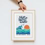 ‘I Left It In The Water’ Personalised Baptism Print, thumbnail 9 of 11