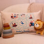 Personalised Polar Sea Cushion Story Time Or Nursery Gift For Kids Room, thumbnail 3 of 8