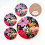 Summer Poppies Bottle Stand And Coaster Set, thumbnail 9 of 9