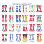 Personalised 'Mud And Glamour' Welly Boot Family Print, thumbnail 5 of 6