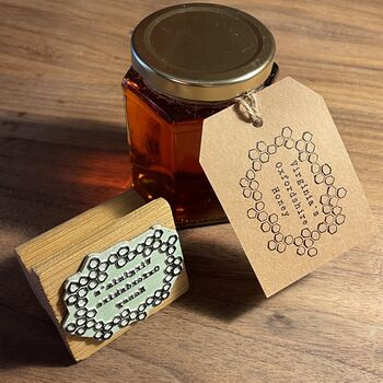 Personalised Honey Label Stamp, 2 of 9