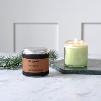Personalised Invigoré Siberian Fir Scented Candle, 2 of 4