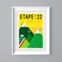 *Personalised* Etape Du Tour 2022 – Cycling Print, thumbnail 4 of 4