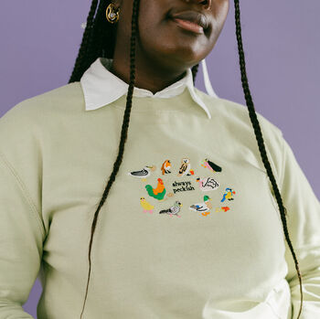 Always Peckish Embroidered Sweatshirt, 6 of 11