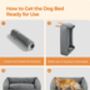 Pet Sofa Bed With Reversible Cushion And Raised Edges, thumbnail 8 of 9
