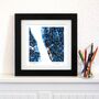 Personalised Liverpool Map Print Gift | Hand Drawn City Wall Art, thumbnail 5 of 8