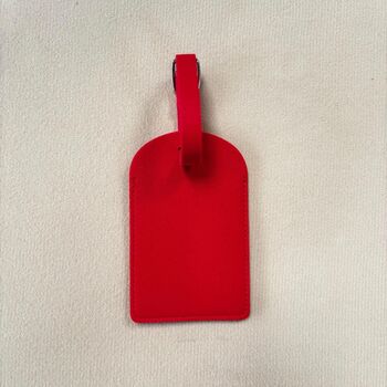 Personalised Vegan Leather Travel Tag, 6 of 9