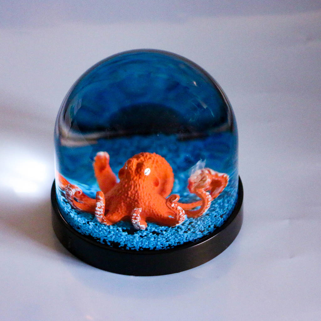 Snow Globe, Octopus By Bonnie and Bell | notonthehighstreet.com