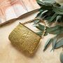 Ramisha Gold Brass Clutch, thumbnail 3 of 3