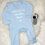 'If Mummy Says No' Auntie's Personalised Babygrow, thumbnail 6 of 7