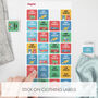 Personalised Oh Boy Design Kids Name Labels Pack 144 Labels, thumbnail 3 of 4