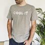 Cool It Climate Change Men's Organic T Shirt, thumbnail 3 of 7