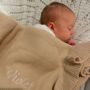 Personalised Embroided Knitted Ruffle Blanket, thumbnail 8 of 9