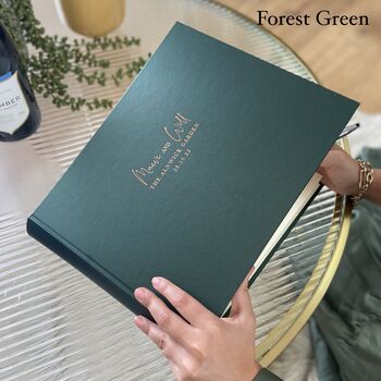 Limited Edition Bespoke Wedding Guest Book Or Album, 2 of 8