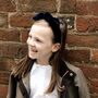 Children's Velvet Bow Headband, thumbnail 2 of 5