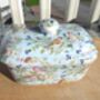 Lidded Butterdish In British Birds Design, thumbnail 3 of 8