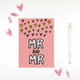 Pink Loveheart Wedding Card, thumbnail 2 of 4