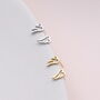 Sterling Silver Cutout Angel Wing Earrings, thumbnail 1 of 3