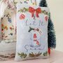 Christmas Illustration Scented Fabric Gift Pillow, thumbnail 4 of 10