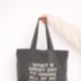 What A Great Day To | Tote Bag, thumbnail 1 of 3