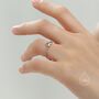 Sterling Silver Heart Soft Ring, thumbnail 5 of 9
