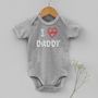 'I Love Daddy' Baby Body Vest, thumbnail 6 of 6