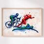 Custom Personalised Triathlon Print, thumbnail 6 of 8