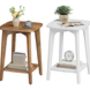 Square Side Table End Table With Shelf, thumbnail 6 of 6