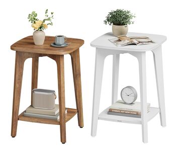 Square Side Table End Table With Shelf, 6 of 6