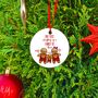 Personalised Family Gingerbread Bauble, thumbnail 1 of 2