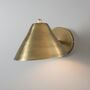 Antera Wall Lamp, Brass Finish, Iron, thumbnail 3 of 10