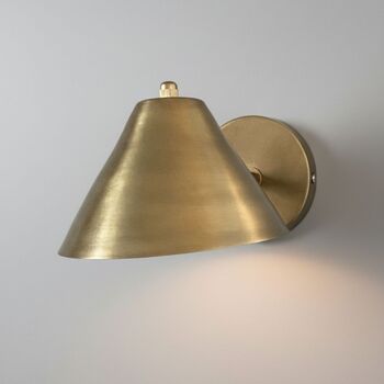 Antera Wall Lamp, Brass Finish, Iron, 3 of 10