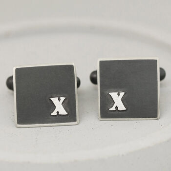 10th Anniversary Gift For Him. Roman Numeral Cufflinks, 8 of 10
