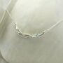 Riviera Sterling Silver Blue Topaz Necklace, thumbnail 1 of 6