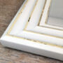 Personalised Antique White Picture Frame, thumbnail 3 of 7