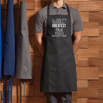 Personalised World's Greatest Chef Apron, 2 of 6