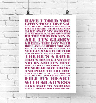 Personalised 'First Dance' Song Print, 9 of 12