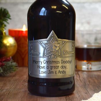 Personalised Ruby Port With Pewter Label, 4 of 4
