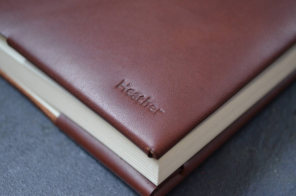 Refillable Leather Journal / Notebook Cover By Bond & Knight ...