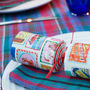 Santa Multicoloured Christmas Crackers Set Of Six, thumbnail 2 of 5