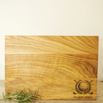 Personalised Golf Chopping Board Gift, 2 of 4