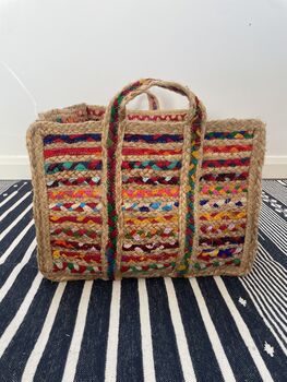 Extra Large Rectangular Rainbow Basket, 3 of 5