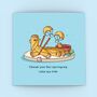 Cute Spring Rolls Greetings Card, thumbnail 1 of 9