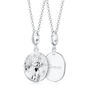 Engraved Sterling Silver Taurus Zodiac Necklace, thumbnail 1 of 8