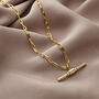 Chain Link Albert T Bar Necklace, thumbnail 4 of 9