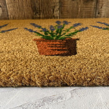 Lavender Country Coir Doormat, 2 of 5