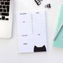 Cat Daily Planner Notepad, thumbnail 1 of 4