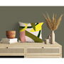 Pink, Green And Yellow Abstract Set Of Cushions, thumbnail 5 of 8