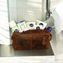 Personalised Buffalo Leather Sports Washbag, thumbnail 4 of 10