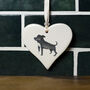 Staffordshire Bull Terrier Heart, thumbnail 1 of 4